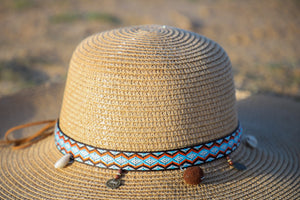 CHAPEAU DE PLAGE ELEGANT EN MARRON