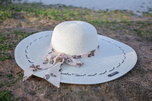 CHAPEAU DE PLAGE ELEGANT EN 2 COULEURS