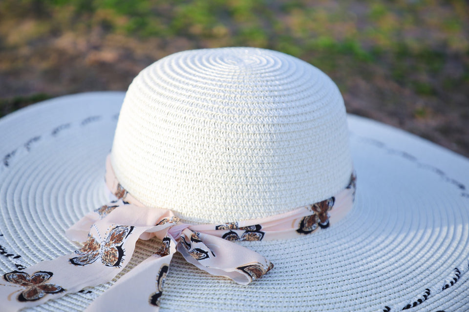 CHAPEAU DE PLAGE ELEGANT EN 2 COULEURS