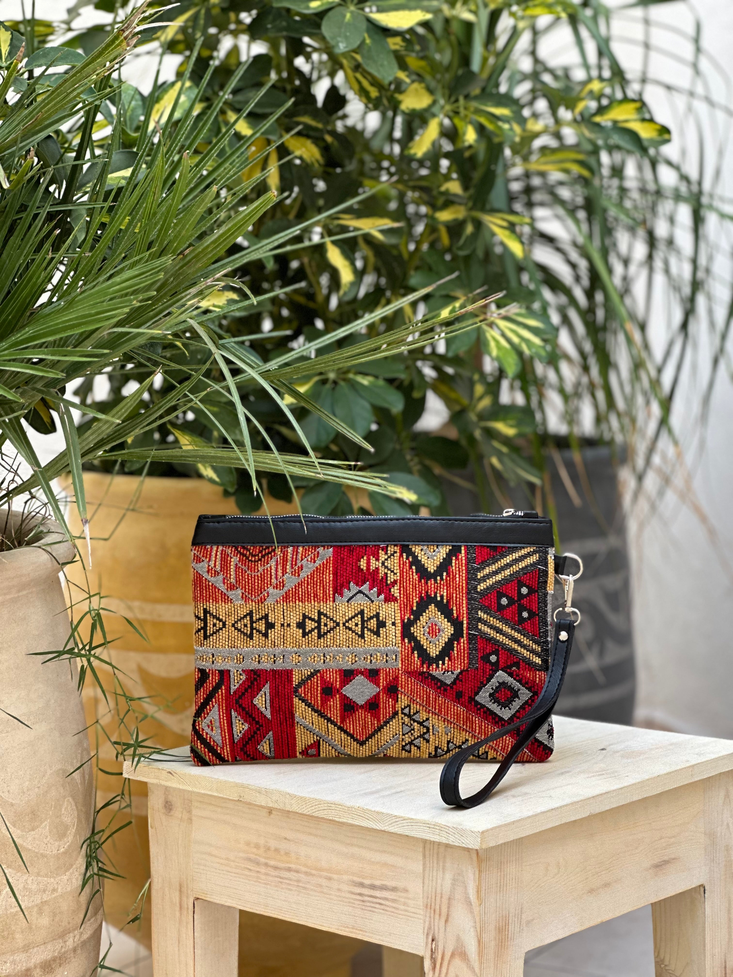 POCHETTE/TROUSSE RED AZTEC