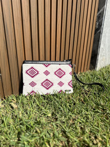 POCHETTE/TROUSSE  DIAMOND WHITE/PURPLE